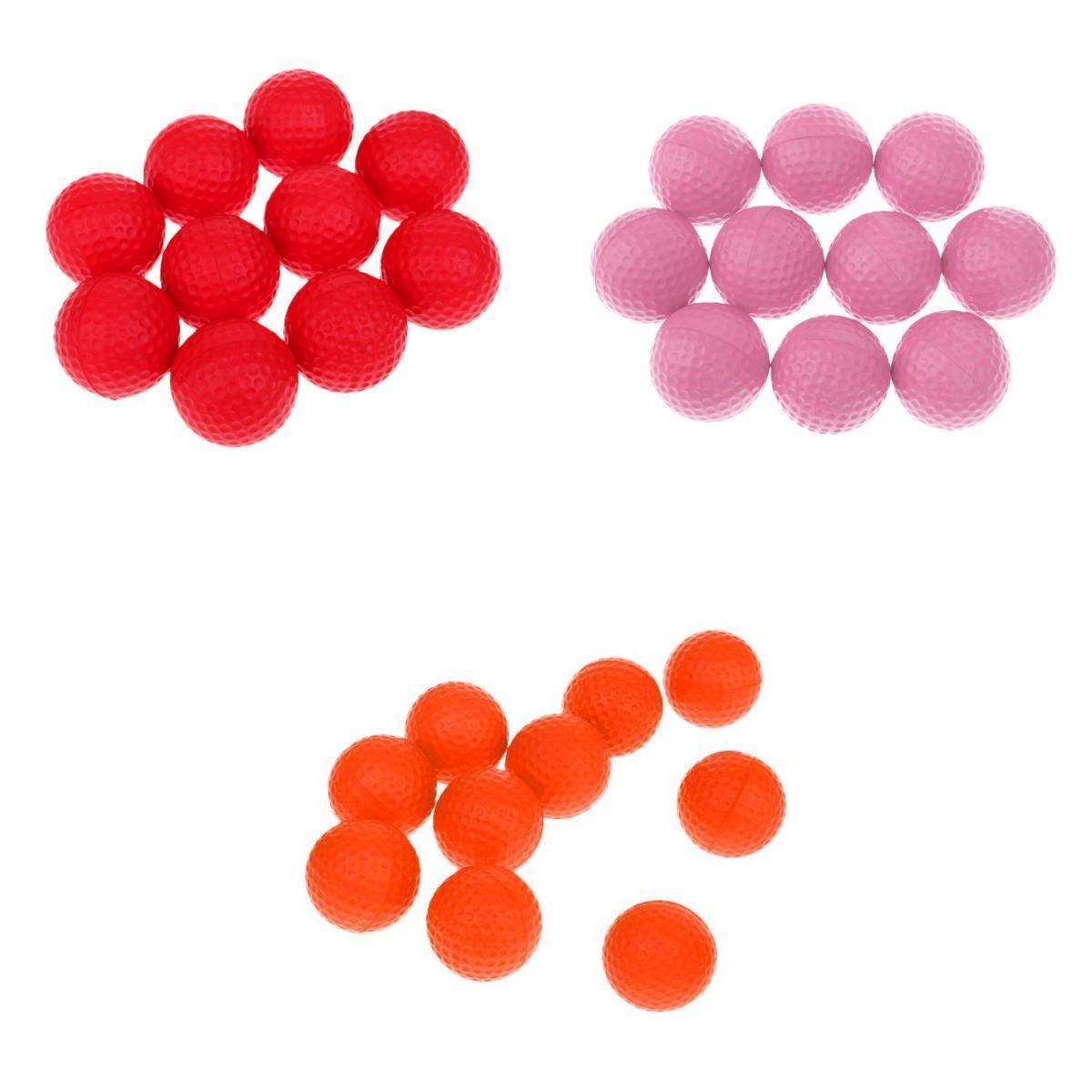 Set Of 30pcs PU Foam Sponge Golf Training Balls Golf Practice Soft Balls