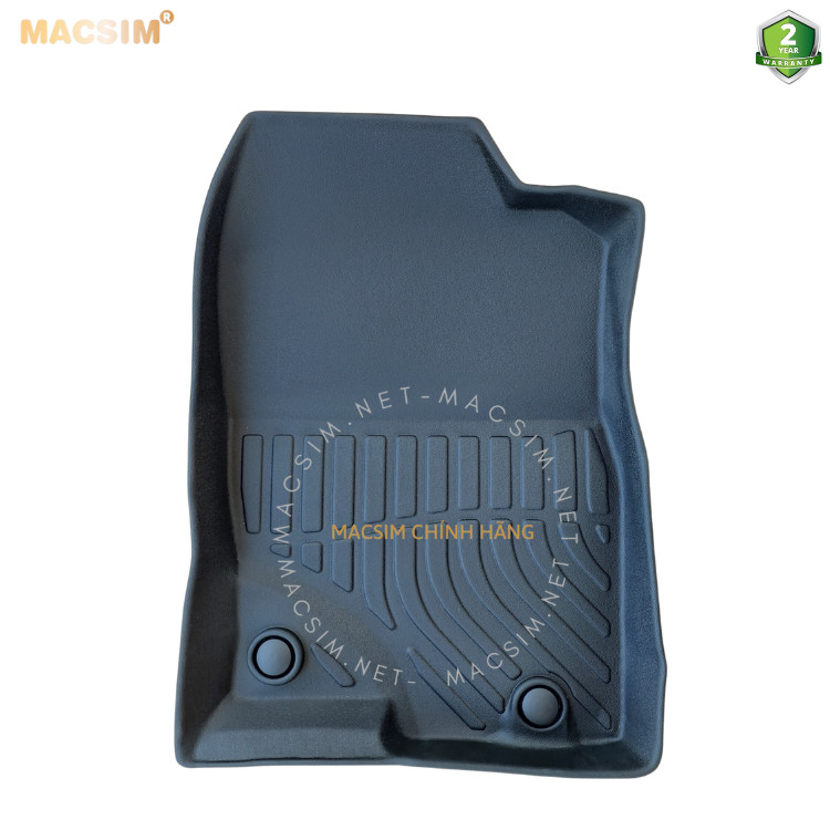 Thảm lót sàn xe ô tô Mazda cx5 2017-2023 Nhãn hiệu Macsim chất liệu nhựa TPE cao cấp màu đen hàng loại II