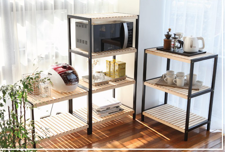 KỆ ĐỂ LÒ VI SÓNG 3 TẦNG HÀN QUỐC - OVEN RACK 3F