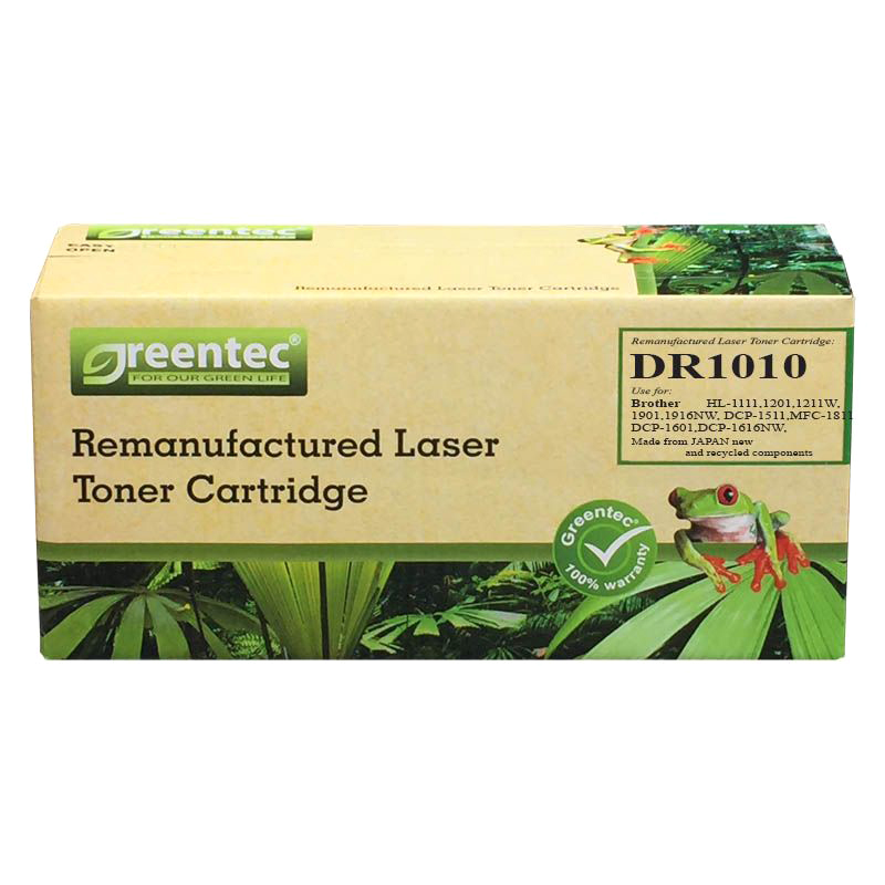 Drum laser đen trắng Greentec Brother DR1010 - Hàng chính hãng