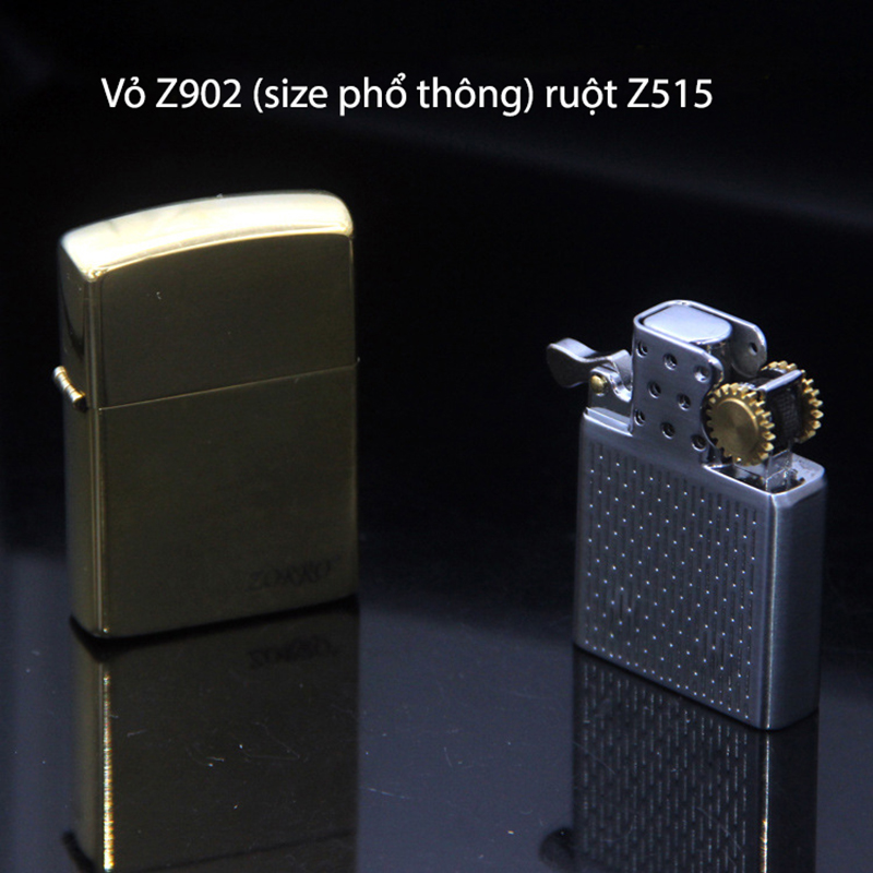 Ruột Hột Quẹt Bật Lửa Xăng Đá Zorro Z515 Bằng Đồng Lắp Vừa Vỏ Bật Lửa Size Thông Thường - Nhiều Màu