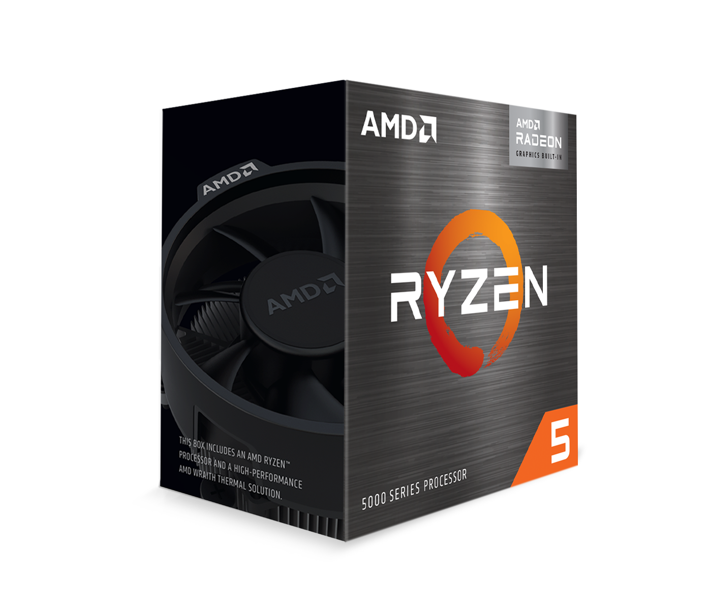 CPU AMD Ryzen 5 5600G, with Wraith Stealth cooler/ 3.9 GHz (4.4 GHz with boost) / 19MB / 6 cores 12 threads / Radeon Graphics / 65W / Socket AM4 - Hàng Chính Hãng