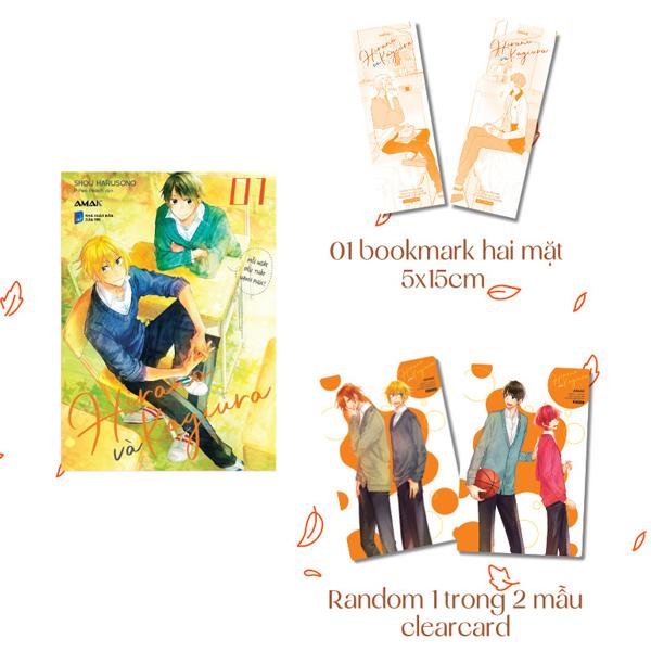 Sách - Hirano Và Kagiura - Tập 1 - Tặng Kèm Bookmark Hai Mặt + Random 1 Trong 2 Mẫu Clearcard