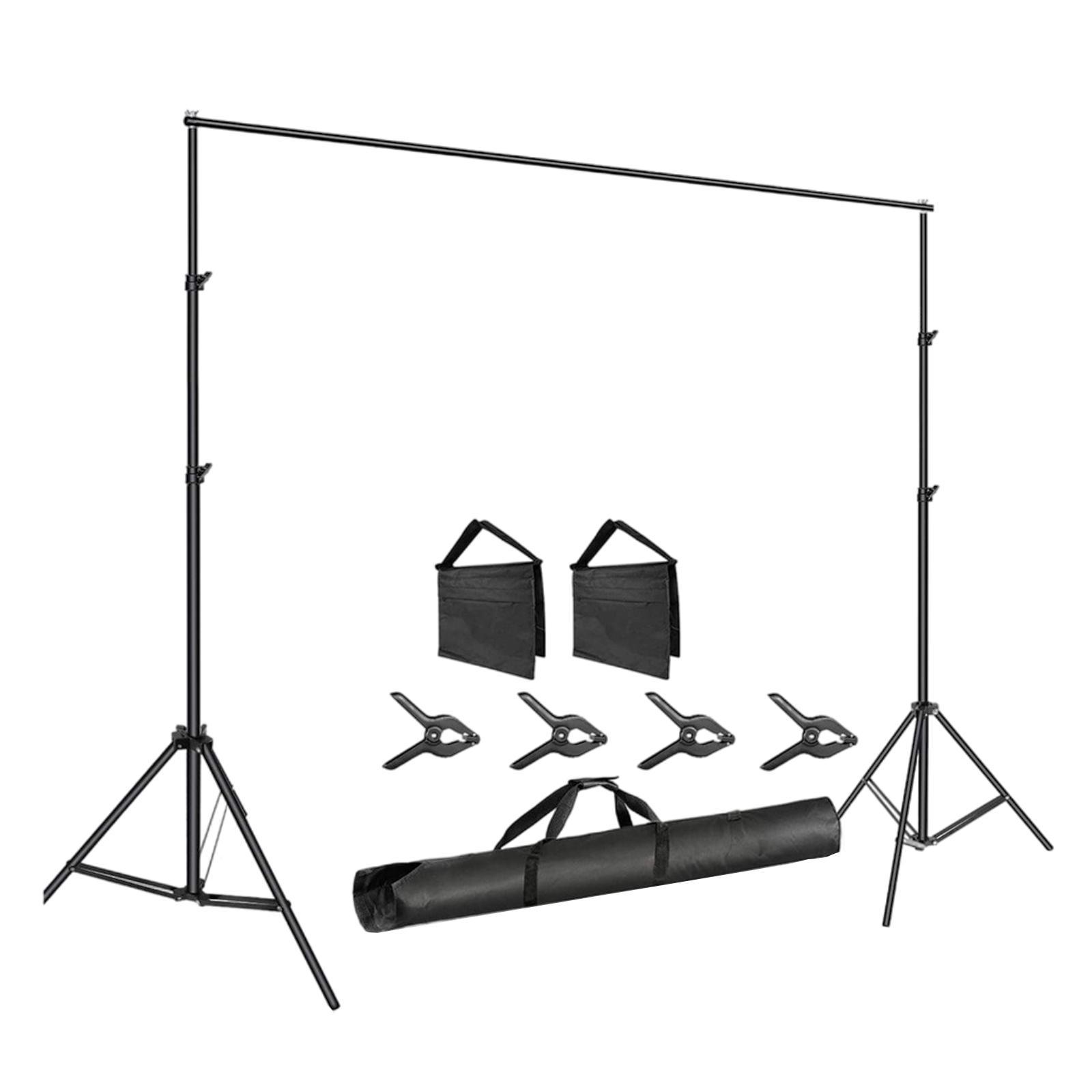 Photo Studio Backdrop Background Support System Stand Photo Studio Background Backdrop Stand