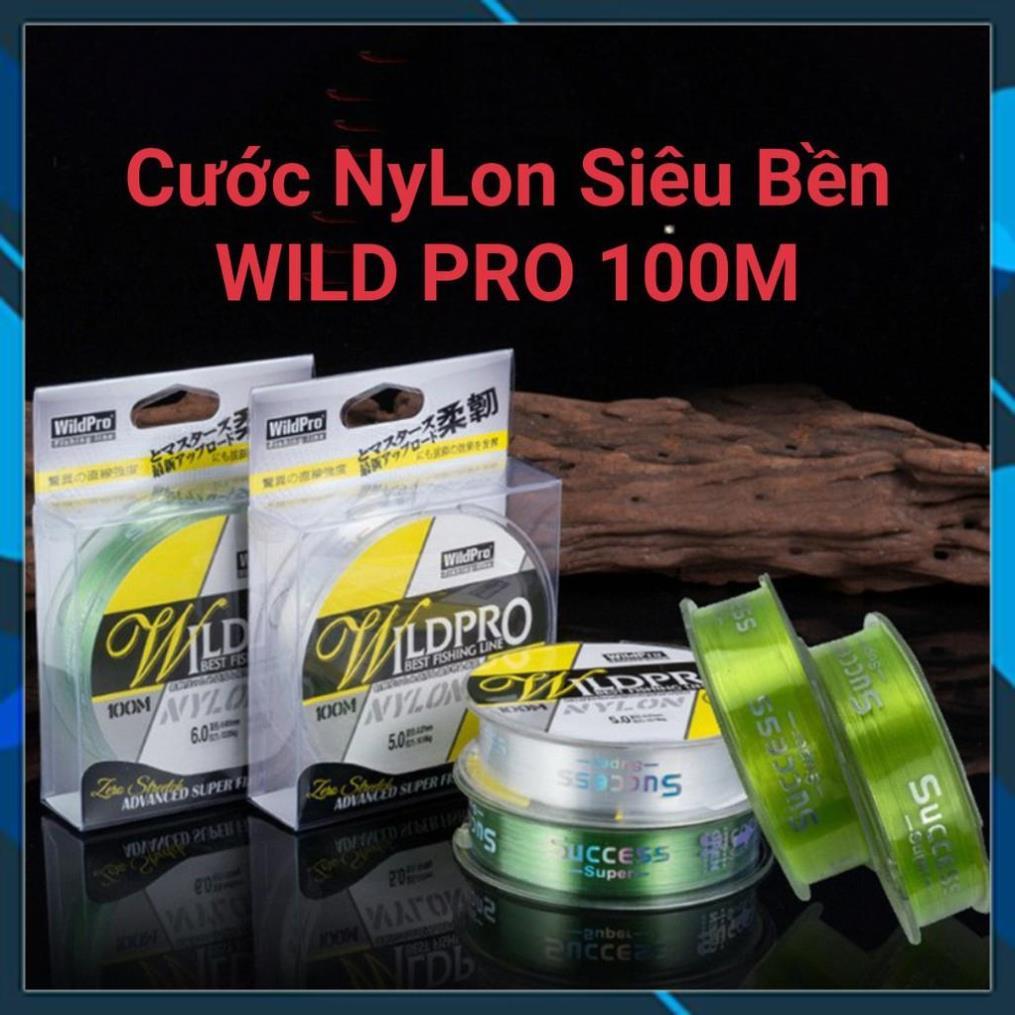 Cước Câu Cá NyLon Wild Pro Siêu Bền Đại Lý Đồ Câu Cá 100m_ Dây Câu Cá