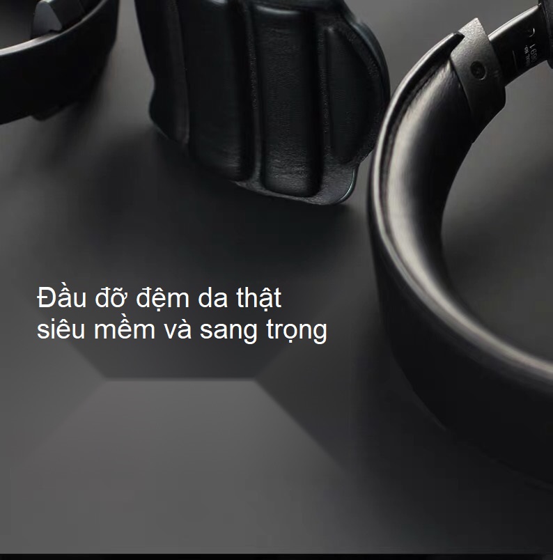 Giá treo tai nghe chụp tai nhôm nguyên khối đầu đỡ lớn bọc da cao cấp - Hàng Chính Hãng