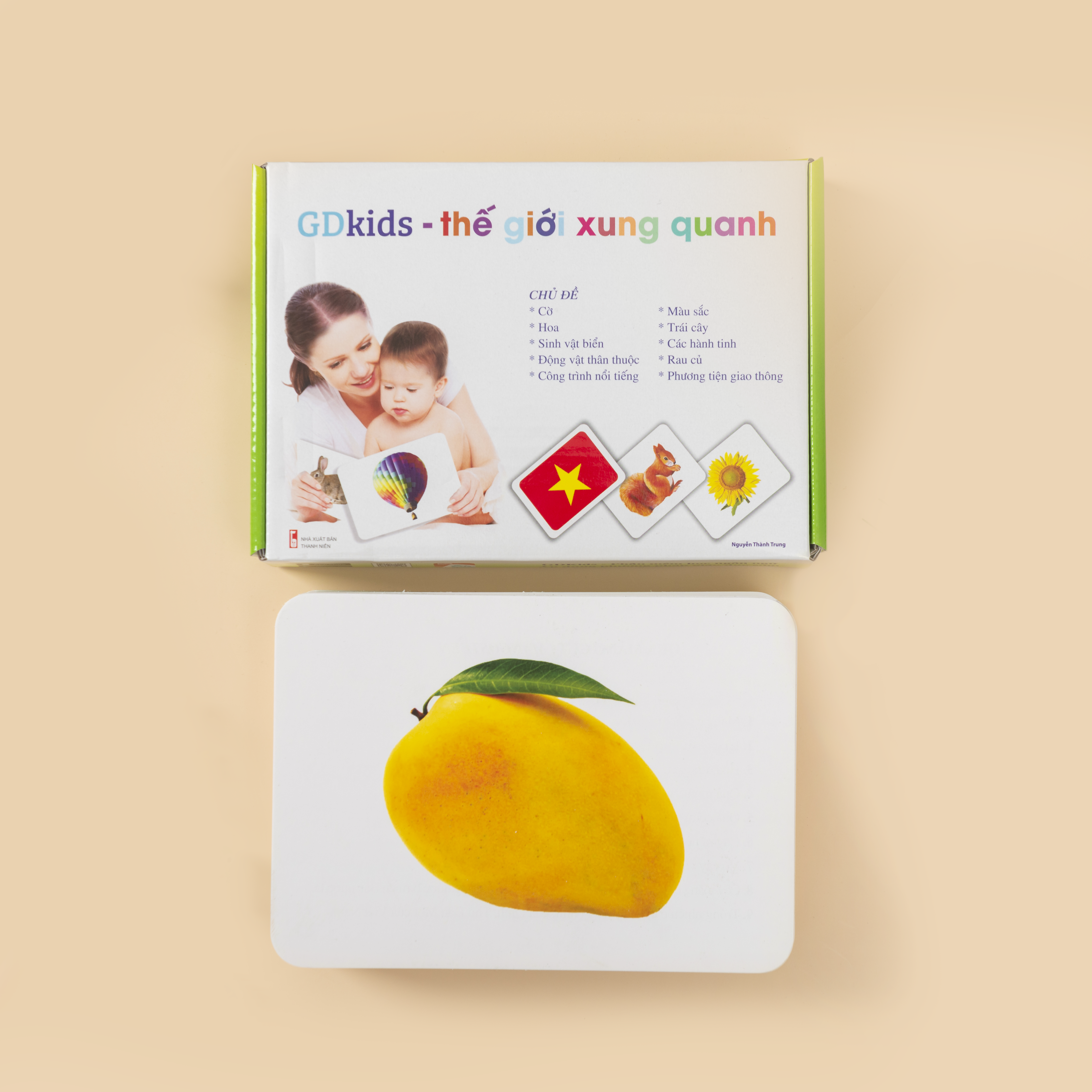 GDKIDS – Bộ Thẻ Học Thông Minh Thế giới xung quanh Glenn Doman (100 Thẻ Flashcards)