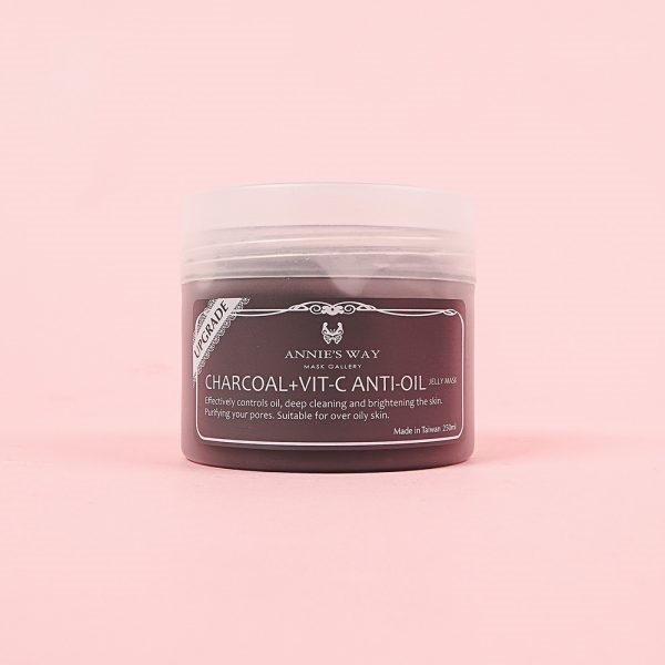 Mặt Nạ Thạch Annie's Way Hũ Kiềm Dầu - Charcoal + Vitamin C Anti-Oil Jelly Mask 250ml