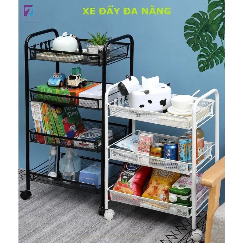 Kệ Sắt Đa Năng Có Bánh, Xe Đẩy Spa Cao Cấp