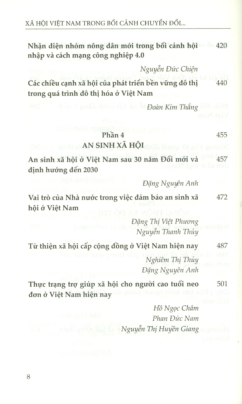 Xã Hội Việt Nam Trong Bối Cảnh Chuyển Đổi - Những Nghiên Cứu Từ Tiếp Cận Xã Hội Khoa Học - Đồng chủ biên: Nguyễn Đức Vinh, Đặng Nguyên Anh