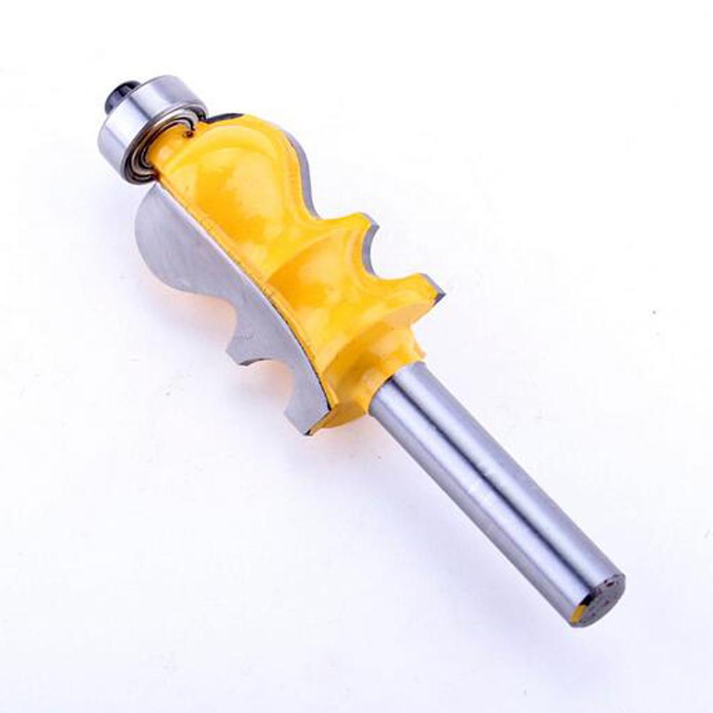 8mm Shank Molding Router Bit 3/16 Inch Cutting Depth 1-3/8'' Cutting Length