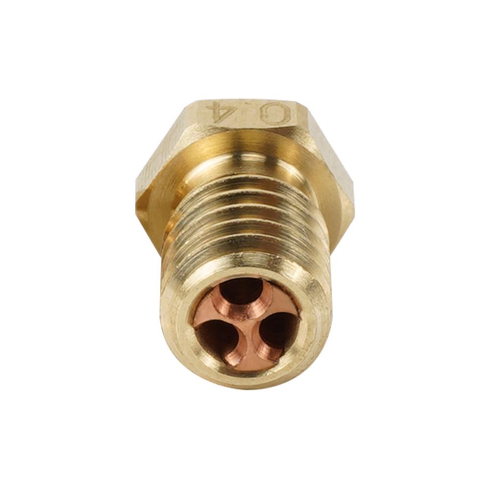Vòi phun máy in 3D cho dây tóc 1,75mm 3D v6 clone-CHT đầu vòi phun bằng đồng đầu in 0,4mm lưu lượng cao