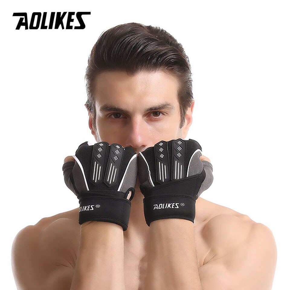 Găng tay tập gym cao cấp AOLIKES A-115 Fitness gloves