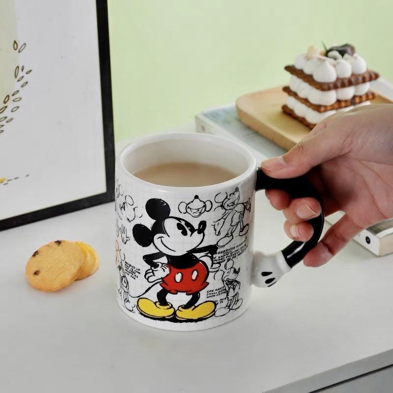 Ly cốc uống nước dễ thương vịt mickey