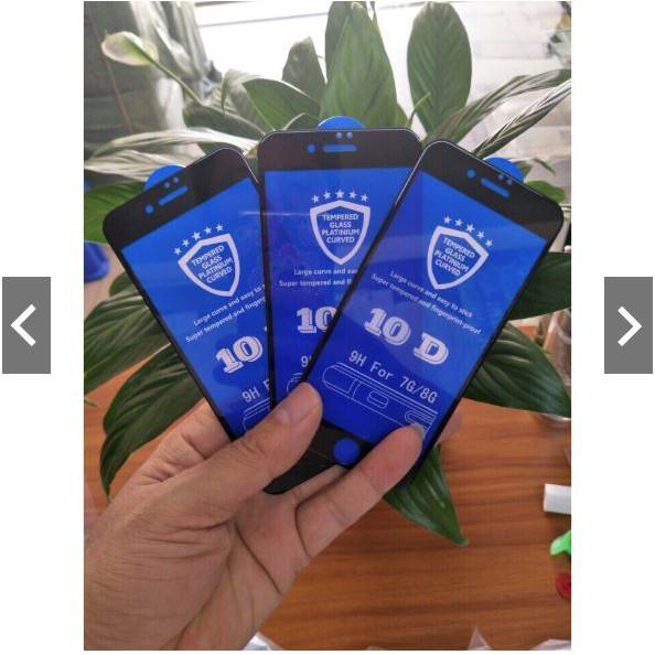 Combo 20 kính cường lực 10D full màn không cán tay độ bàn cao cho iphone