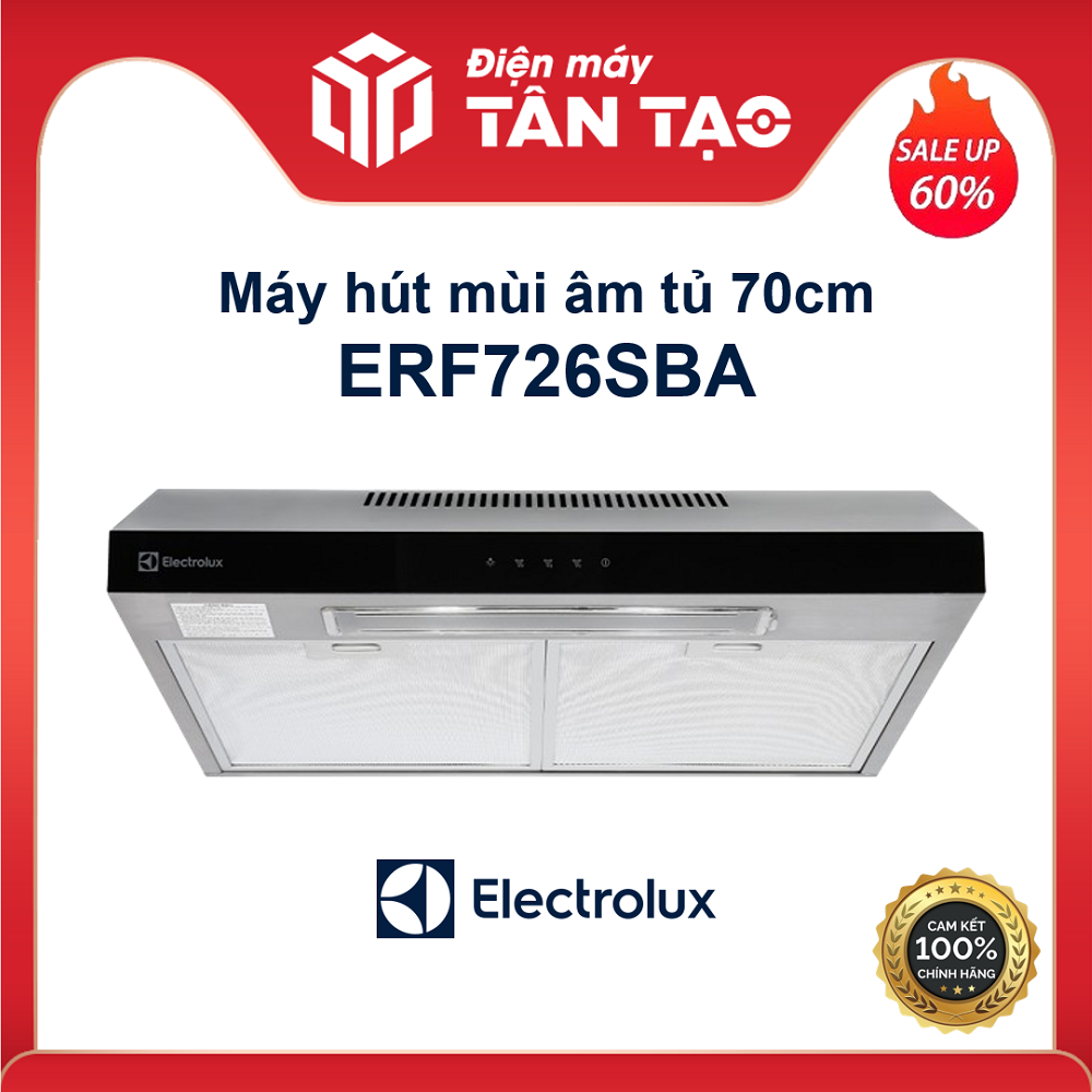 Máy hút mùi âm tủ Electrolux ERF726SBA - Hàng chính hãng