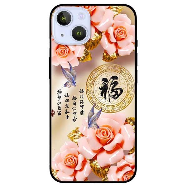 Ốp lưng dành cho Iphone 13 Mini - Iphone 13 - Iphone 13 Pro -  Iphone 13 Pro Max - Hoa Bướm