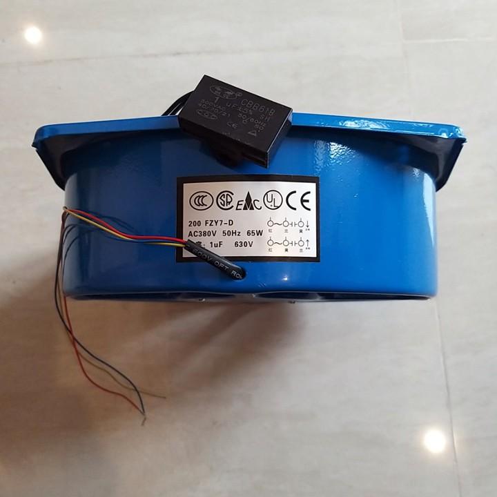 Quạt xanh 3 phakích thước 20x20x7cm dùng cho máy hàn mig