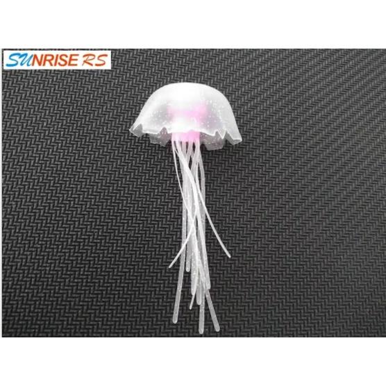 Sứa Silicone Trang Trí Trong Suốt Phát Sáng Chuyên Trang Trí Bể Cá