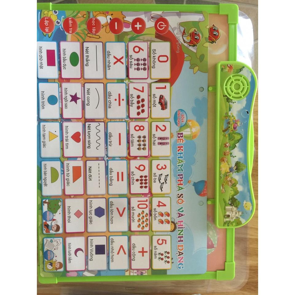Bảng Điện Tử Thông Minh phát tiếng đa năng - 11 chức năng trong 1