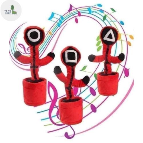 Xương Rồng Nhảy Múa, Xương Rồng Biết Nhại Tiếng Và Ghi Âm, Phiên Bản Trò Chơi Con Mực, Đồ chơi nhảy múa vui nhộn cho bé