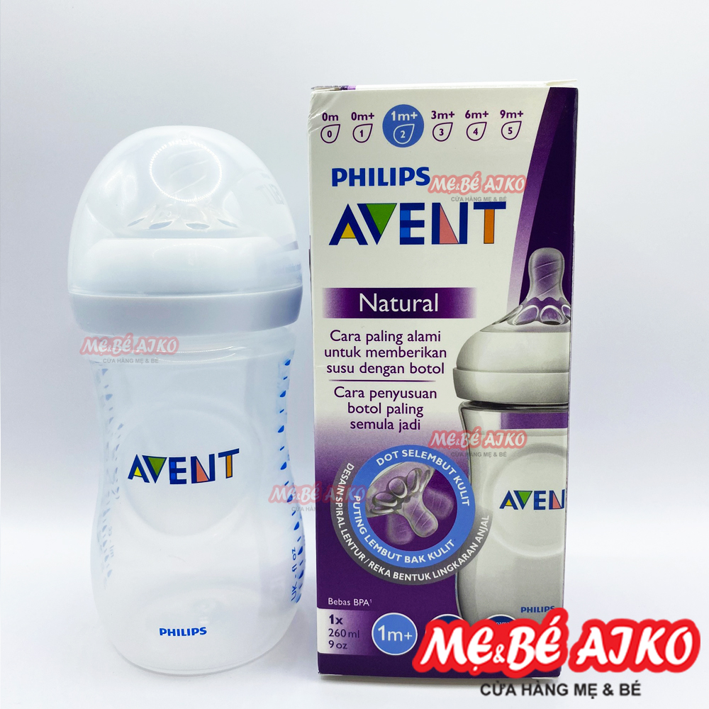Bình Sữa Bằng Nhựa Không Có BPA Avent