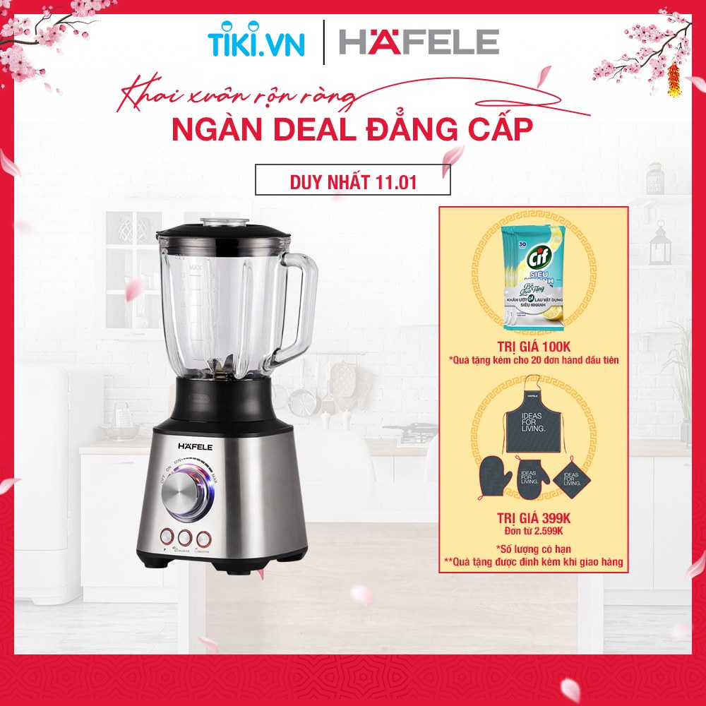 Máy Xay Sinh Tố Để Bàn 1.5L Hafele GS-603 - 535.43.262 - 1000W (Hàng chính hãng)