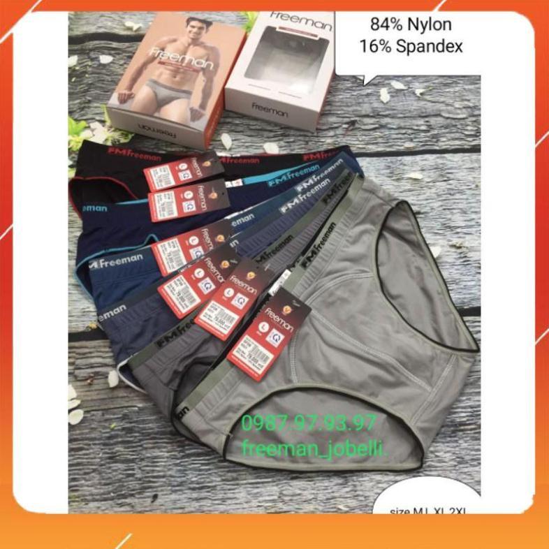 Quần lót Freeman 2 lưng 6023 ,thun lạnh 84%nylon-16%spandex