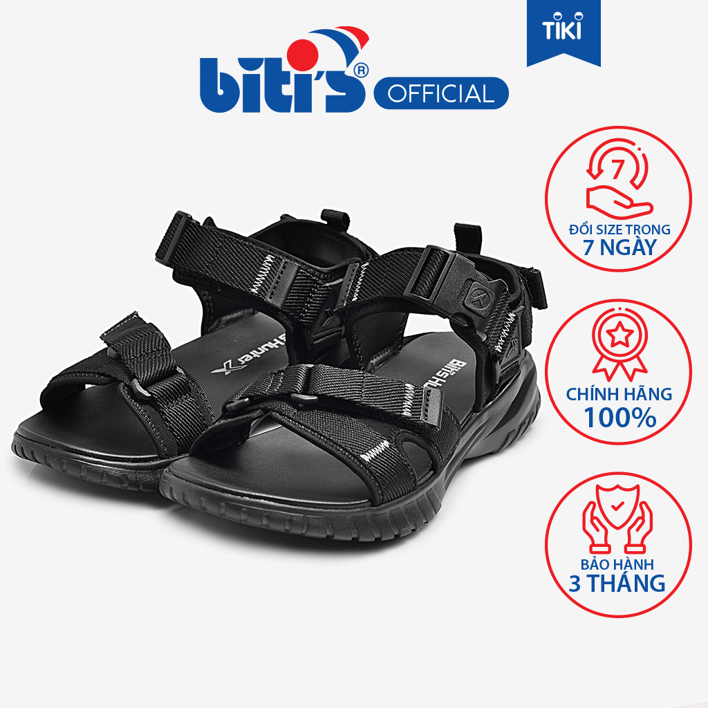 Sandal Eva Phun Hunter Nam Bitis Hem000500Den Đen - 39