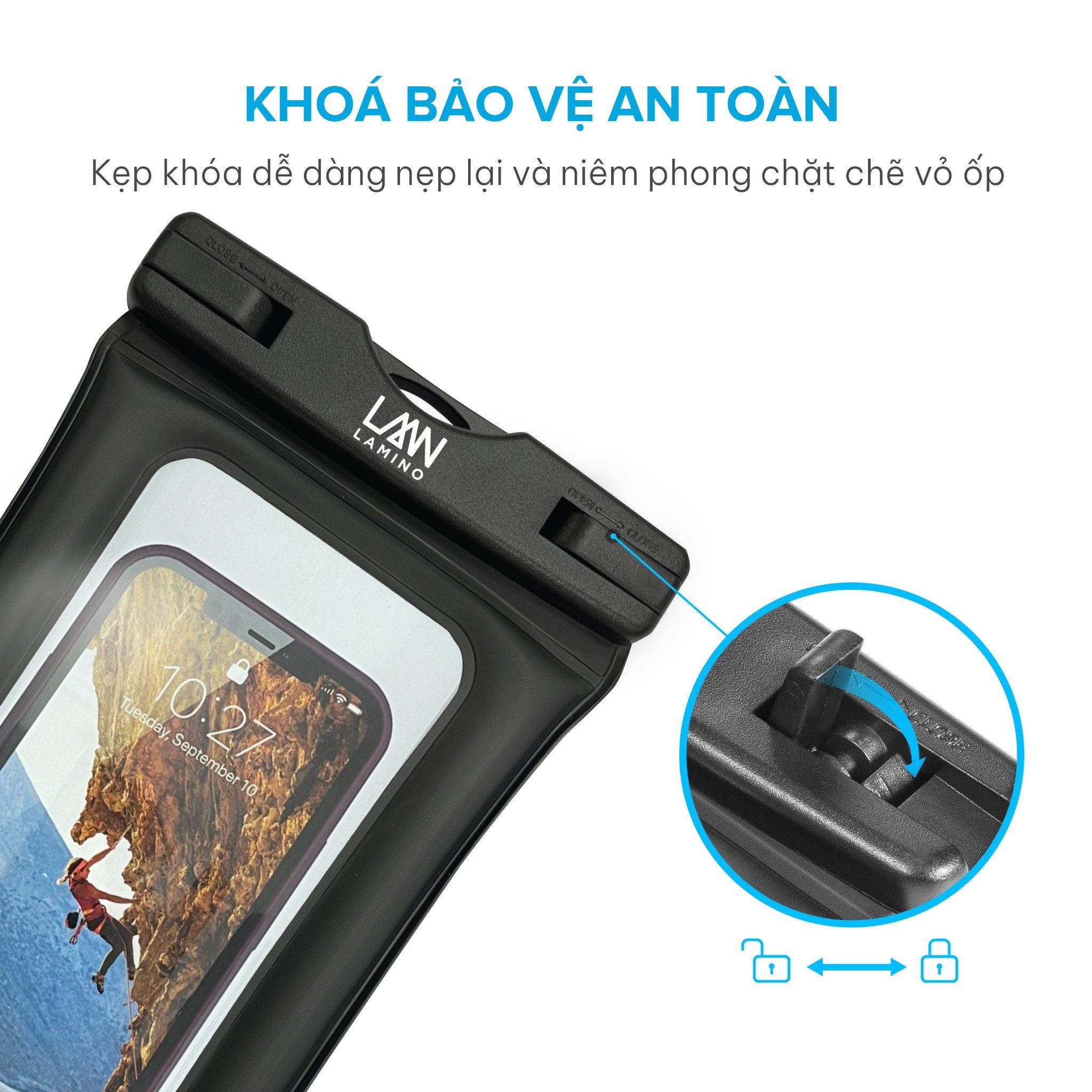 Combo phụ kiện UAG cho điện thoại (Túi chống nước + Túi canvas + Nón) - Hàng Chính Hãng