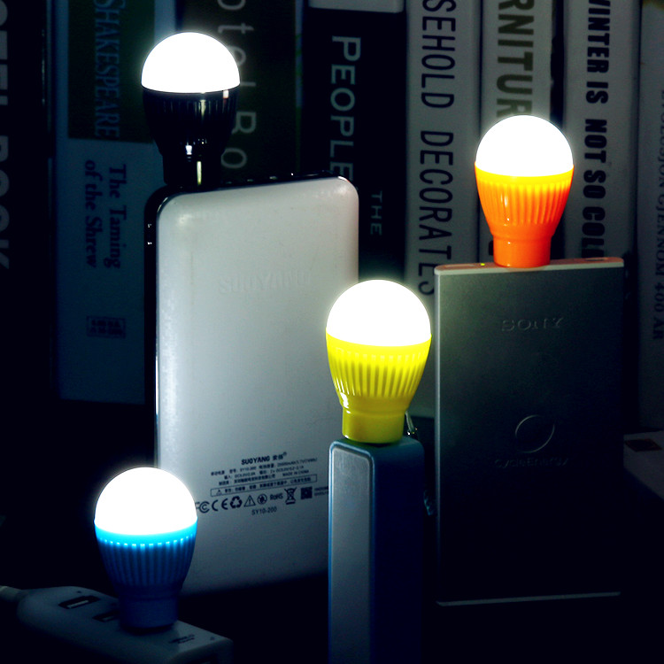 Đèn ngủ mini cắm cổng USB CST-USB bulb - 01 BÓNG GIAO MÀU NGẪU NHIÊN