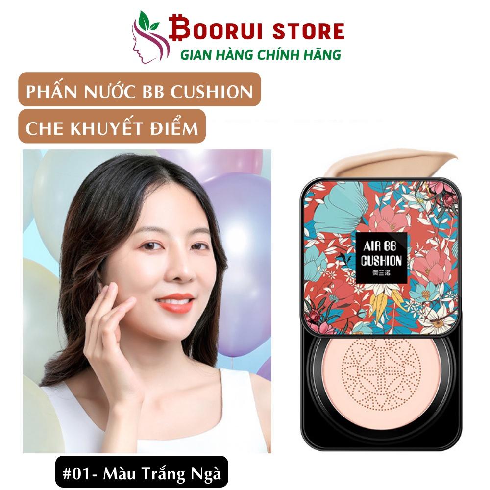 Phấn nước che khuyết điểm BB Cushion Boorui : Che phủ make up hoàn hảo, trang điểm chuyên nghiệp, da mịn màng tự nhiên