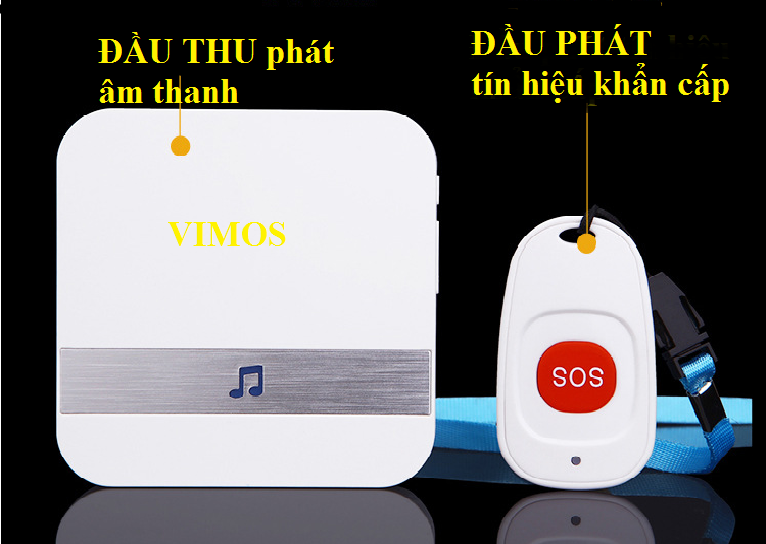 Chuông báo, còi báo VIMOS dành cho người bệnh , người già nhấn gọi người thân