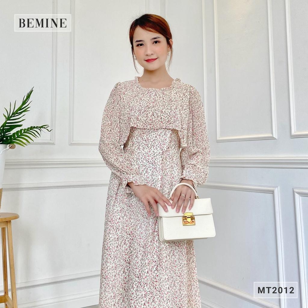 Đầm vạt ngực tay dài BEMINE MT2012TRANG