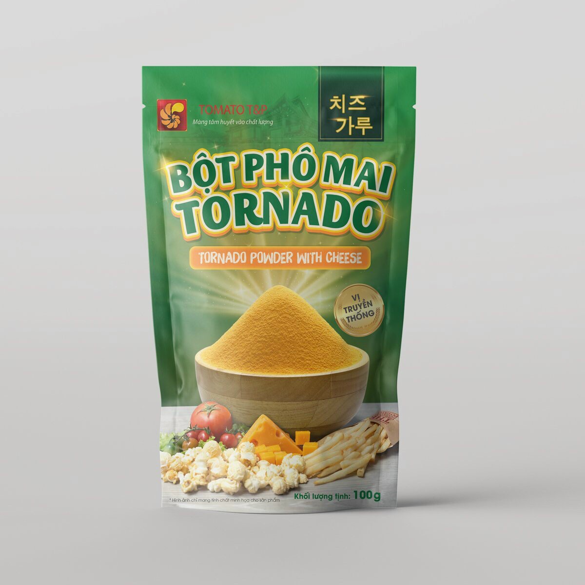 Bột Phô Mai Tornado Vị Truyền Thống