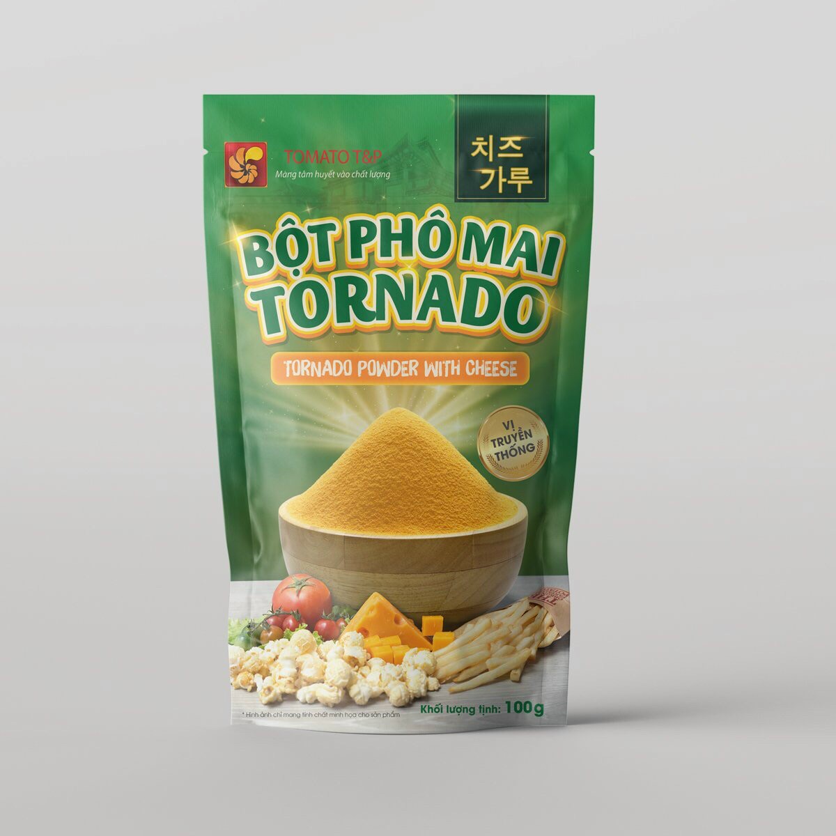 Bột Phô Mai Tornado Vị Truyền Thống (100g / Gói)