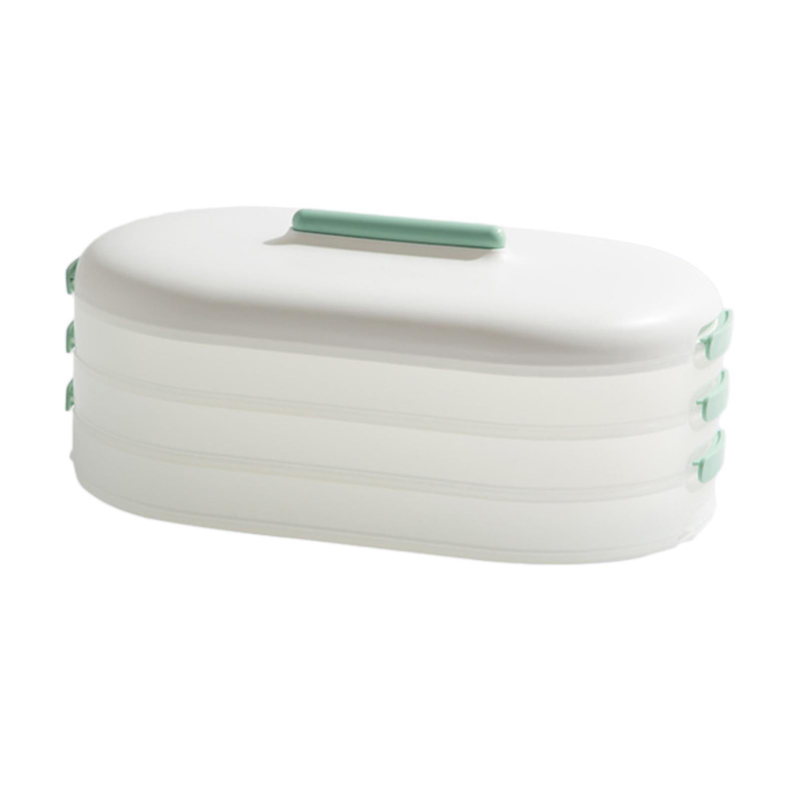 Fridge Food Storage Container Organizer Bins Dumpling Egg Keeper Holder Box