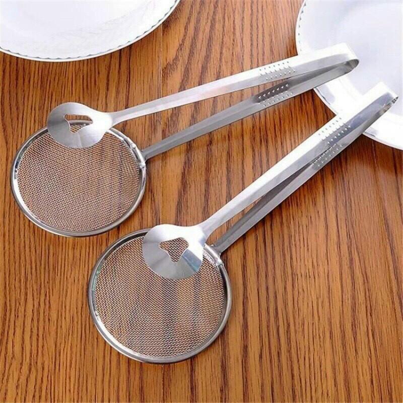 Dụng Cụ Gắp Chiên Thức Ăn _Kẹp Thức Ăn CÓ Nhúng