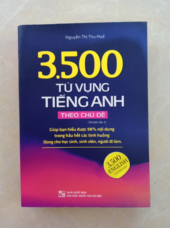 Sách - 3500 từ vựng tiếng Anh theo chủ đề (bản màu)