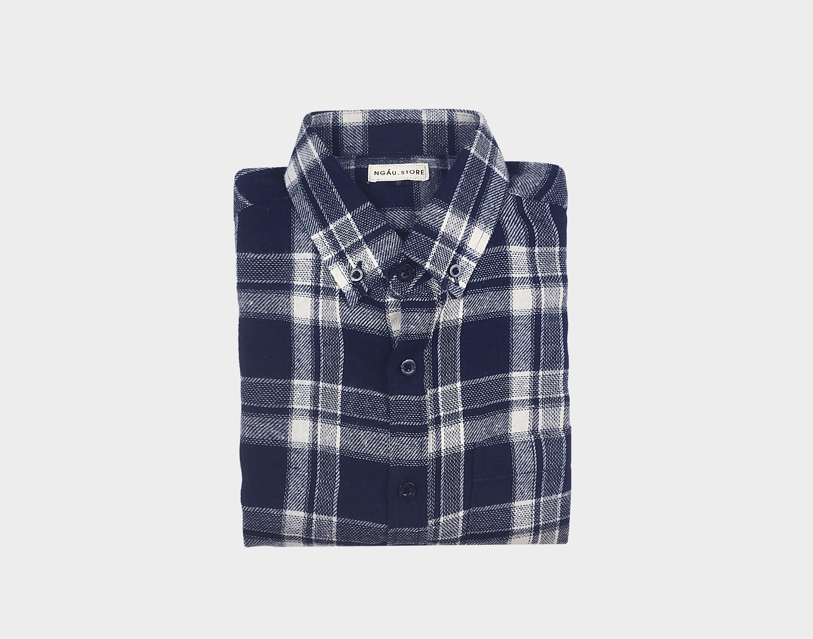 Áo sơ mi nam cotton mềm kẻ caro cao cấp CHECKED SHIRTS