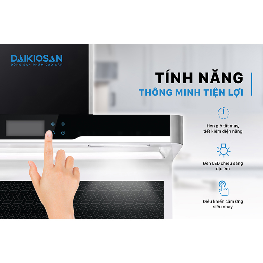 Máy Hút Mùi Gắn Tường Daikiosan DKH-000002 (90 cm) - Hàng Chính Hãng