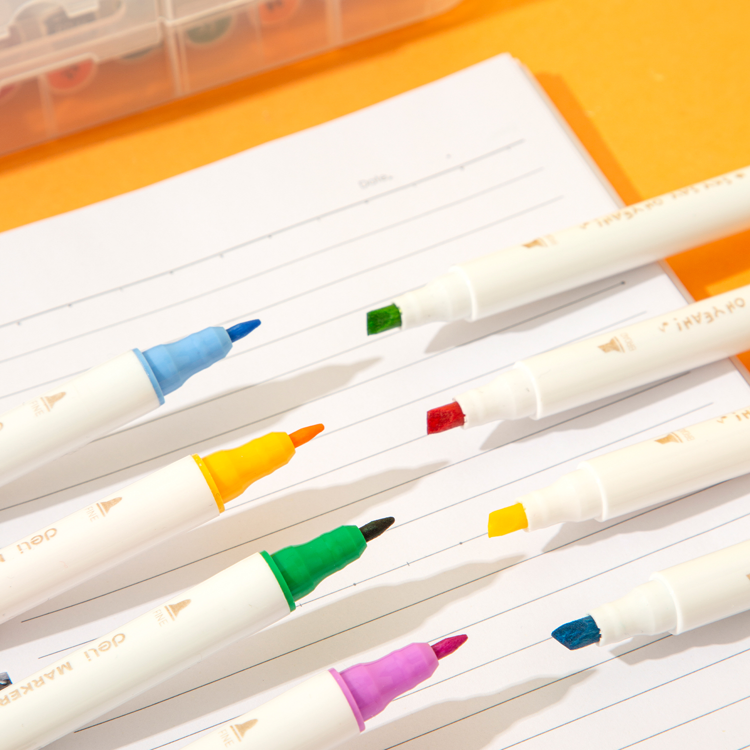 Bút Màu Marker Chuyên Nghiệp Cao Cấp Hộp Nhựa BST Limited Deli - Họa Cụ Tô Màu Dạ Vẽ Tranh Manga Anime Thiết Kế Thời Trang, Trang Trí Sổ Tay Kế Hoạch Planner - CC185