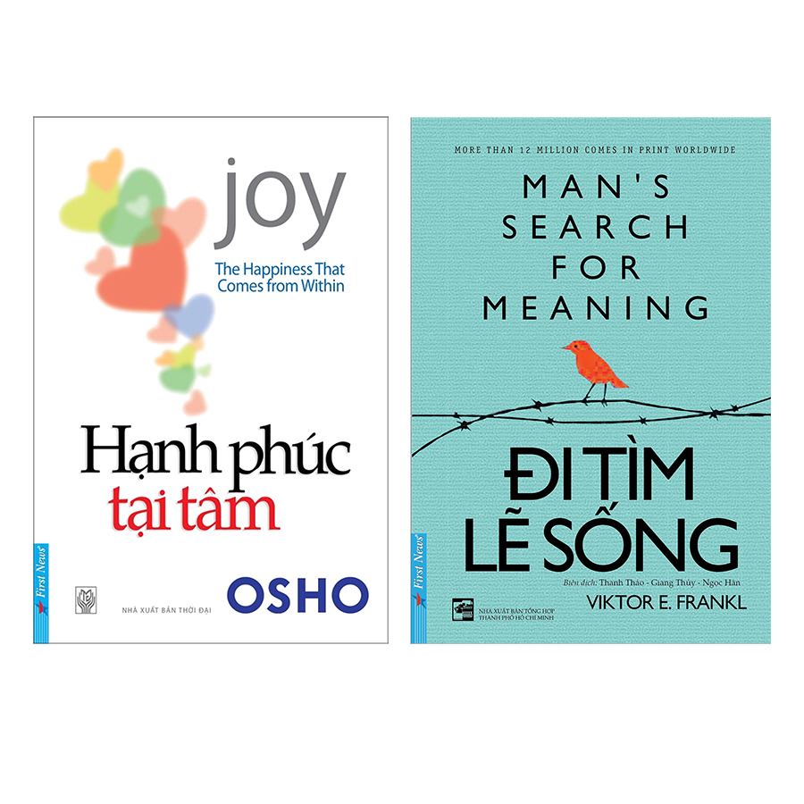 Combo Hạnh Phúc Tại Tâm + Đi Tìm Lẽ Sống (2 cuốn) - Sách tư duy - Kỹ năng sống Tác giả Nhiều Tác Giả | SachDayRoi.com