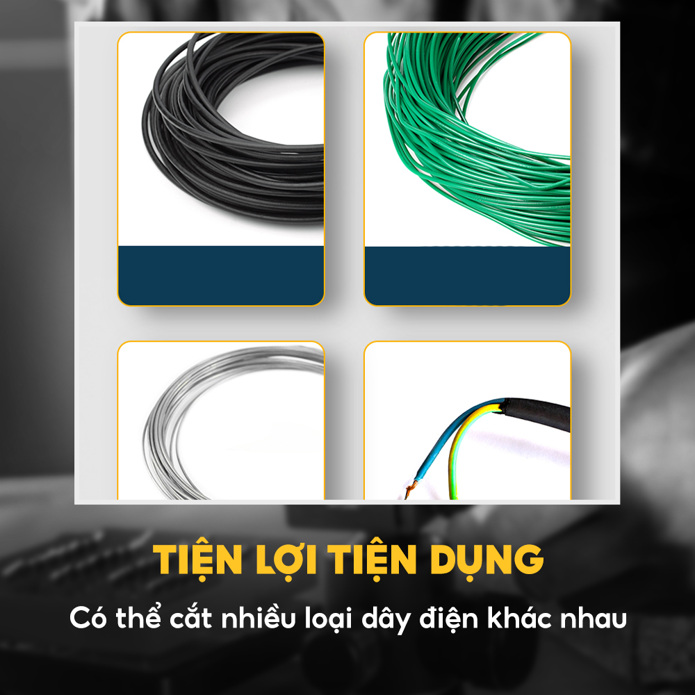 Kiềm tuốt dây điện 9 Inch thép Cr-v Deli DL383009