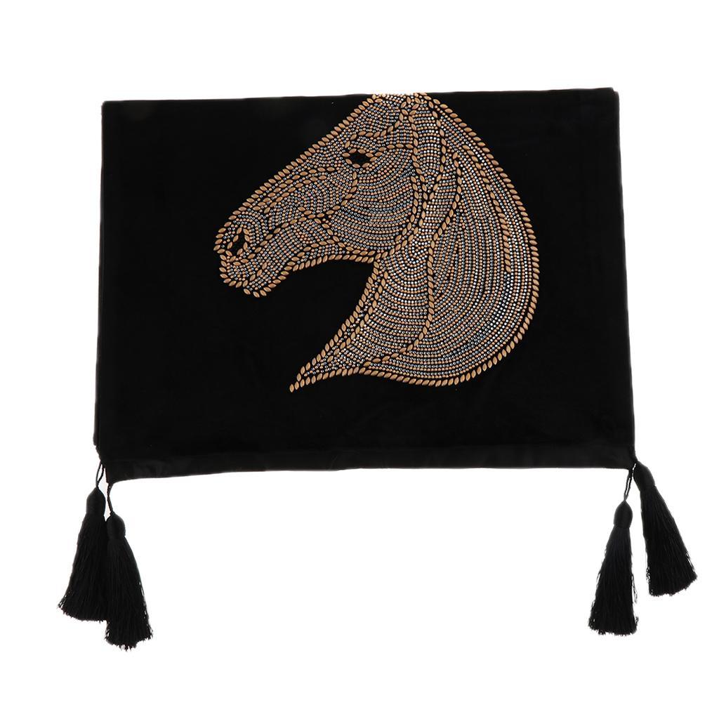 Velveteen Bed Runner Scarf for Home Bedroom Hotel Wedding Room