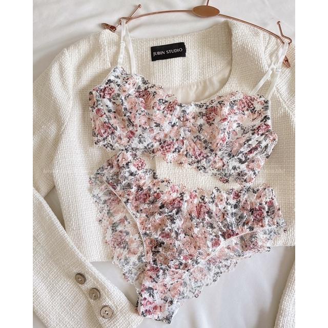 Spring - Áo ngực có gọng ren hoa xinh xắn Haruharulabel
