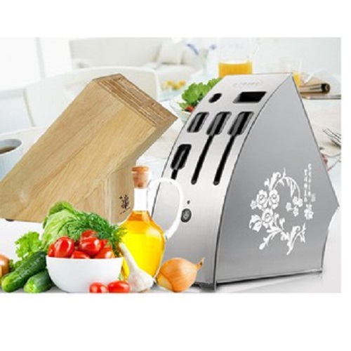 Giá Để Dao Ngiêng, Để Dao Kéo - Kích Thước 24x9x19 cm - Gỗ Đức Thành