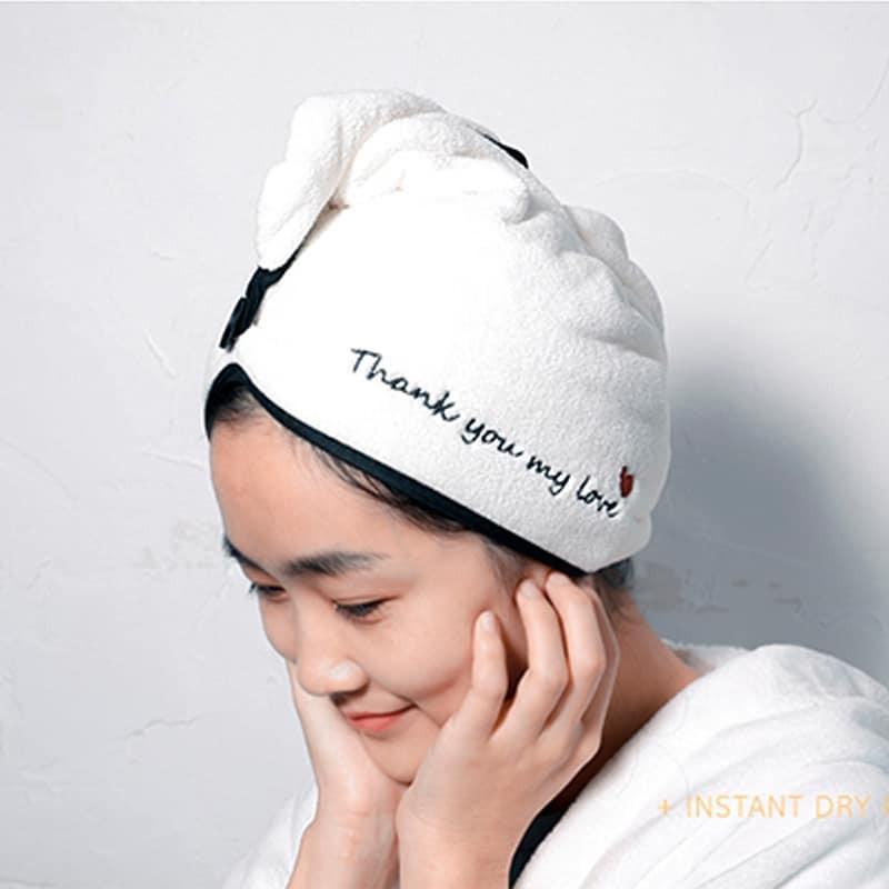 Khăn quấn khô tóc loại dày