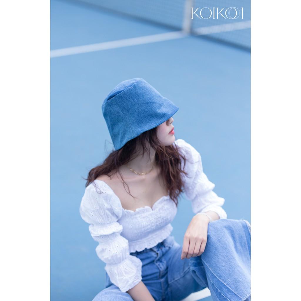 Mũ Nón Denim Bucket Vành Nhỏ - Nón PHIÊU LƯU KÝ KoiKooi