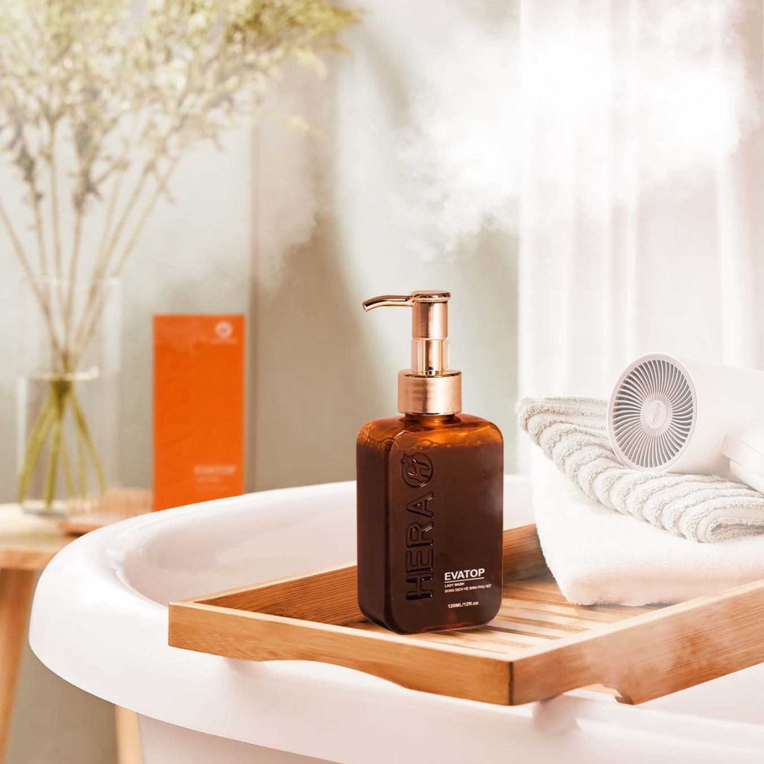 Dung Dịch Vệ Sinh Phụ Nữ Evatop Hera + Tặng 1 Tẩy Trang Tinh Chất Trà Đen